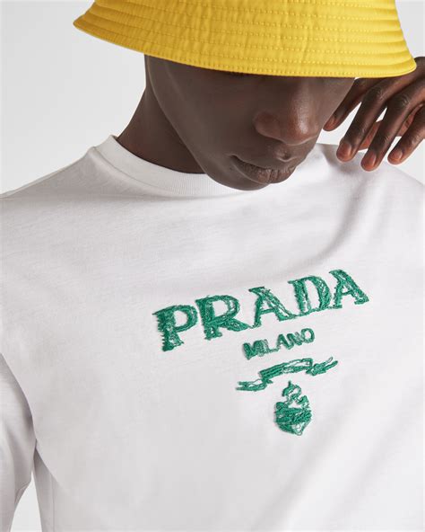 blue green and white prada shirt|Prada hawaiian shirts.